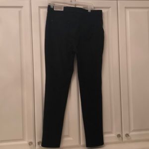 Chico’s Black Faux Suede Slim Pant